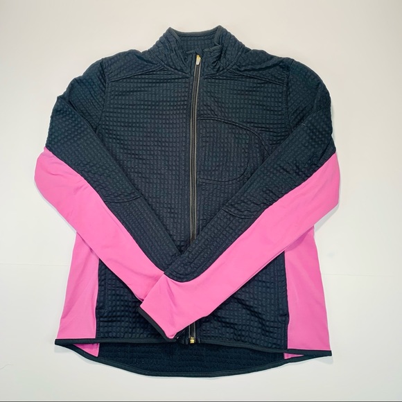 Nike Jackets & Blazers - Nike jacket Nike Sphere Thermal jacket full zip black and pink women size L